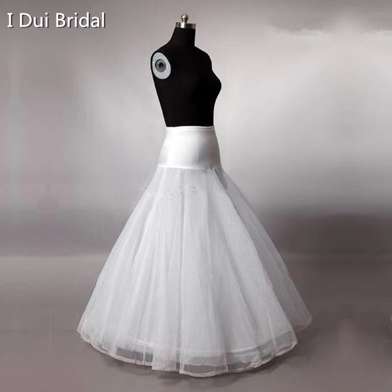 A line Wedding Dress Petticoat One Circle Bone Spandex Lycra Waist