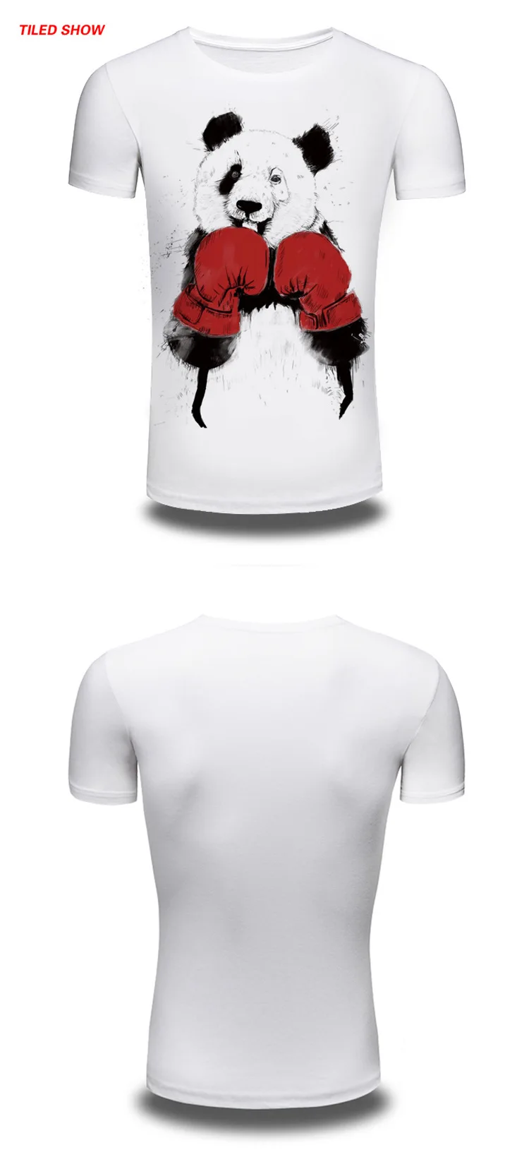 Купить 2016 новый летняя мода мужская футболка мужская бокс МДС панда ...