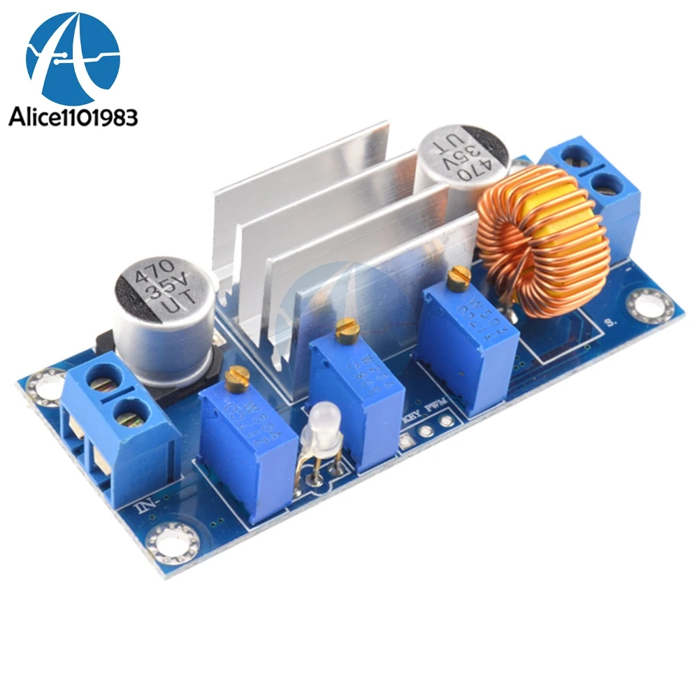 

XL4005 CC CV 5A Buck Step Down Power Supply Module Board Lithium Charger for Arduino Non-isolation Diy Electronic PCB Board