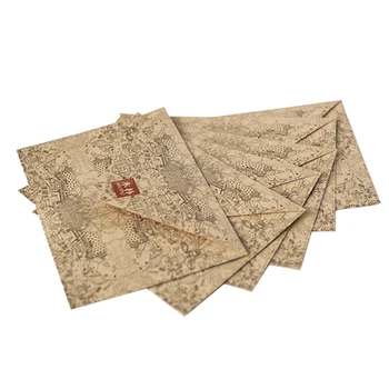 

10 Pcs/lot Vintage Kraft Envelope Postcards Greeting Card Brown Kraft Envelopes Stationery School Supplies