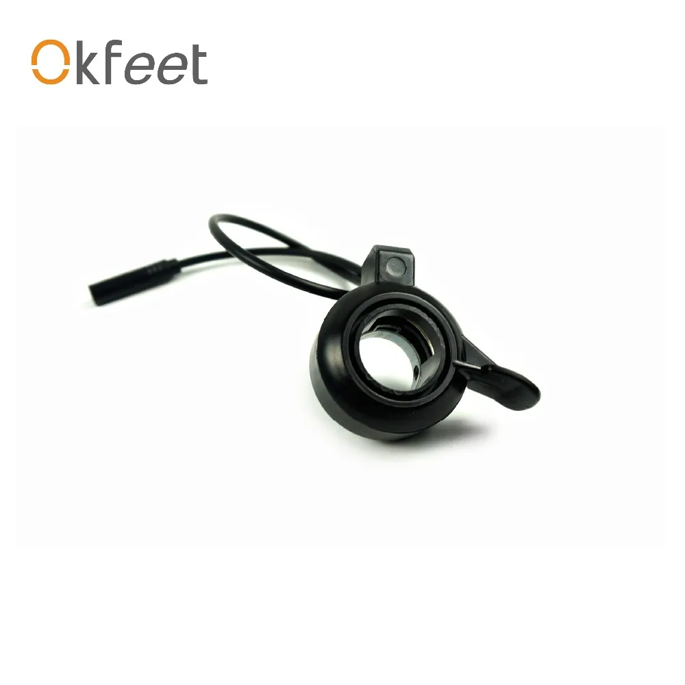 Clearance okfeet eBIKE TSDZ 2 Thumb Throttle and 1T2 Cable Set Electric Bicycle PartSpeed Throttle for VLCD6 XH18 1