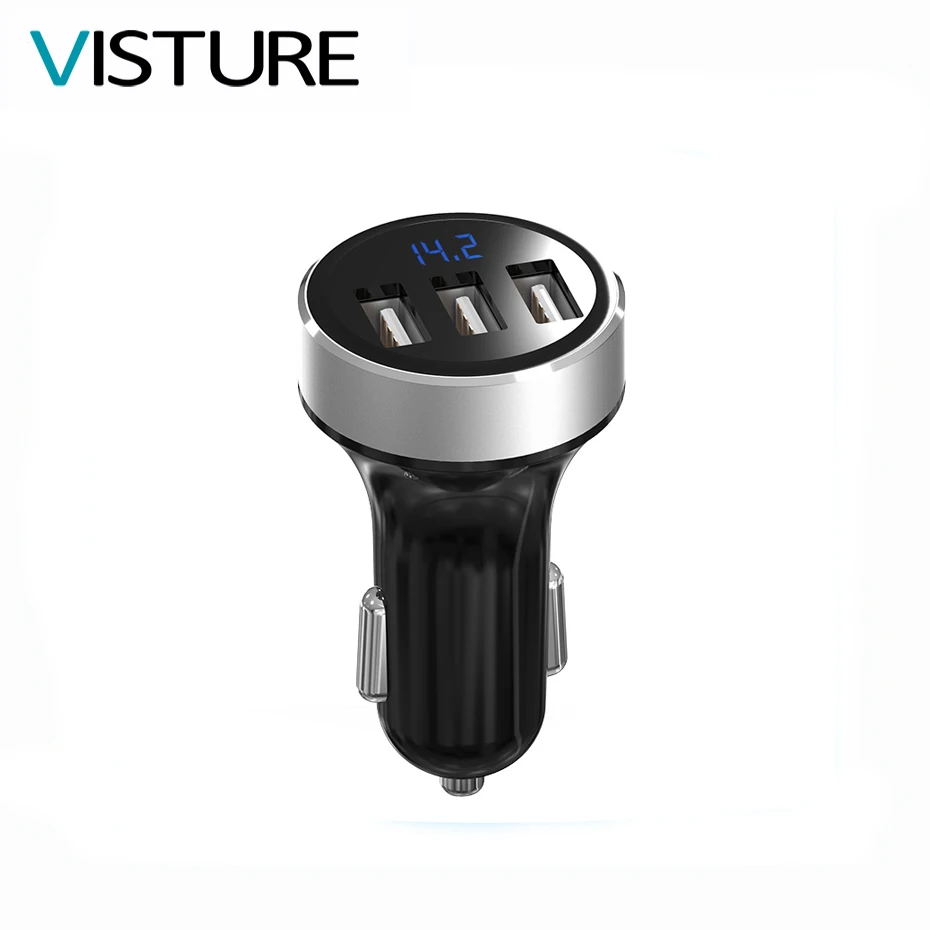 

Car USB Charger 3 X USB Port 3.1A Ciga Lighter Adapter Universal Car Charger for Mobile Phone iPhone GPS DVR AP03