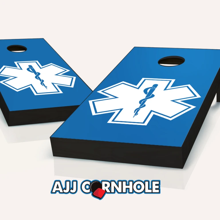 AJJCornhole 107-EMS EMS cornhole Set with Bags - 8 x 24 x 48 in. (1)