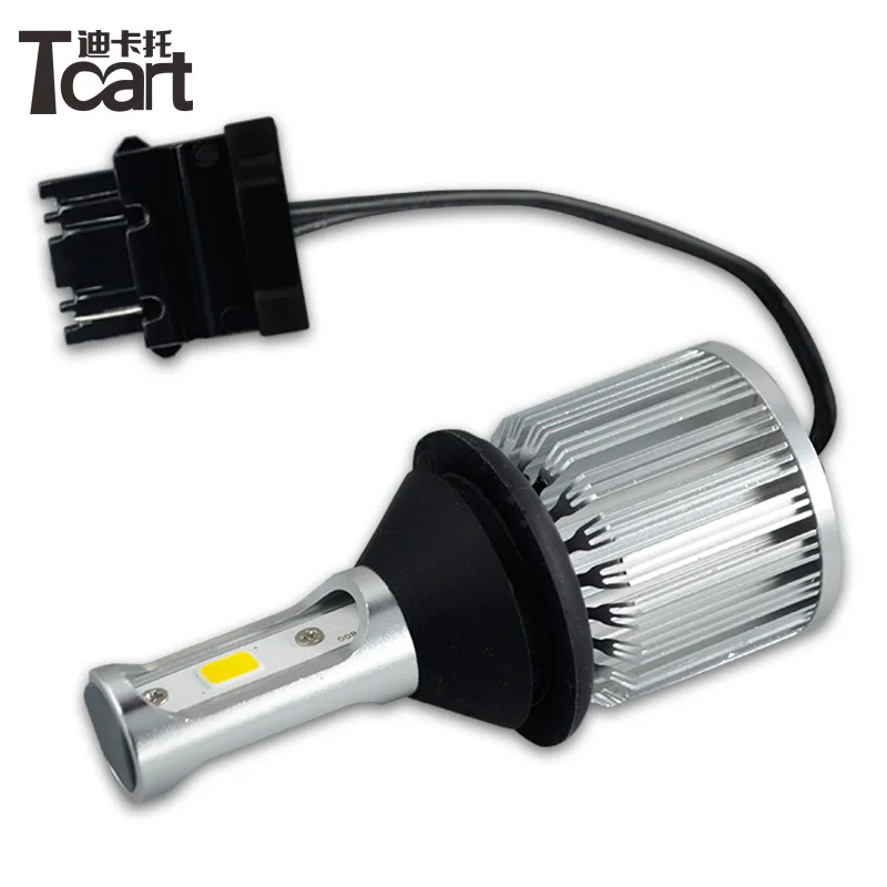 Tcart 2 шт. T20 7440 3000lm 3156 3157 P27/7 Вт автомобильный стоп сигнал задний фонарь PY21W cob Чип 3456
