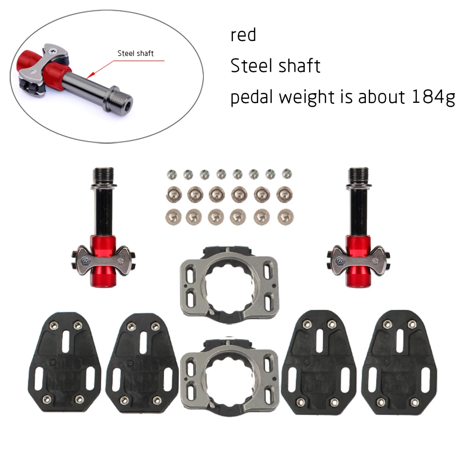 Neue 204 г Titan Legierung Achse Road Fahrrad Pedale ультра-личт замок педаль rennrad авто-замок мех SpeedPlay педаль