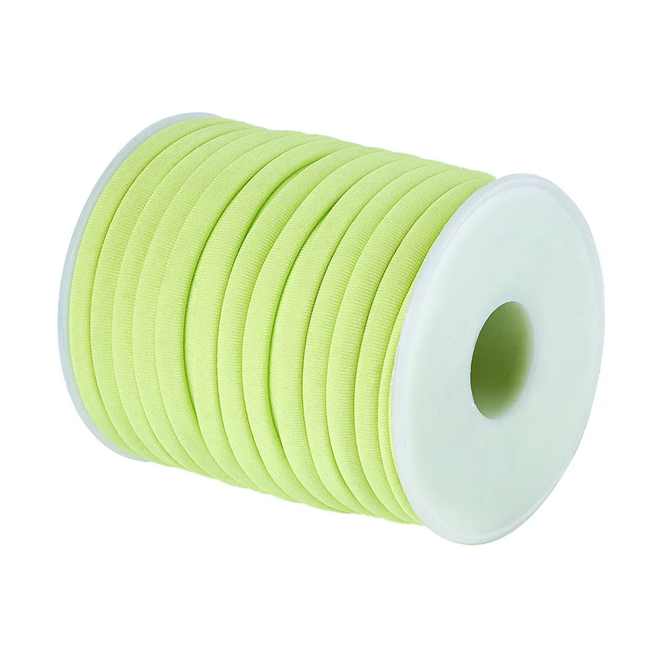 20 м(21,87 ярд) 5 мм многоцветная нейлоновая нить плетеная бисероплетенная шнурованная Веревка DIY для изготовления ювелирных изделий ожерелье браслет аксессуары - Цвет: Lawn Green