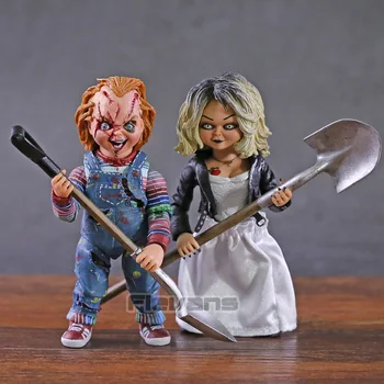 

NECA Bride of Chucky Ultimate Chucky & Tiffany Child's Play PVC Action Figure Collectible Model Toy