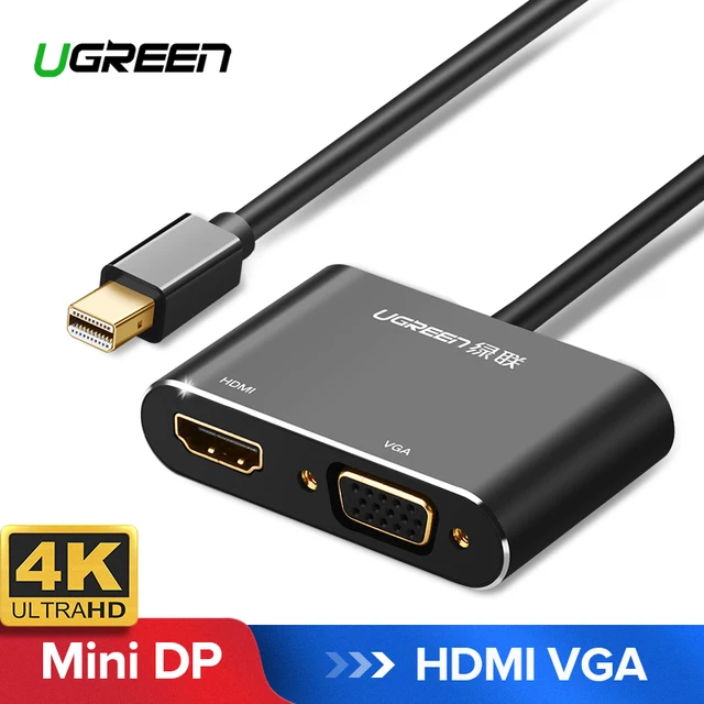 Best Price Ugreen Mini DisplayPort to HDMI VGA Adapter Thunderbolt 2 Converter DP Cable for MacBook Air 13 Surface Pro 4 Mini DisplayPort Best Price Ugreen Mini DisplayPort to HDMI VGA Adapter Thunderbolt 2 Converter DP Cable for MacBook Air 13 Surface Pro 4 Mini DisplayPort