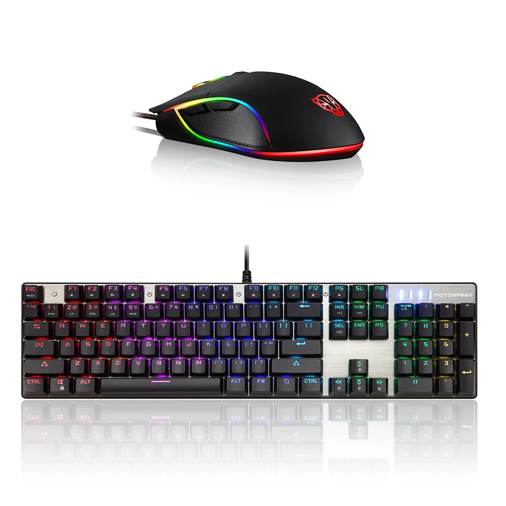 Motospeed V30 USB игровая мышь с RGB подсветкой эргономичная геймерская компьютерная +