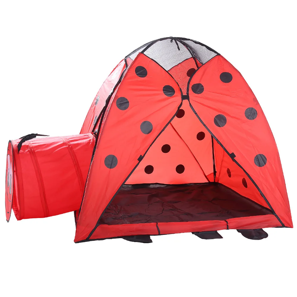 Play Tent Kids Beetle Toy Tent Tunnel Cartoon Children Play House Boy Girl Princess Castle Indoor Outdoor Best Gift beach tent (14)