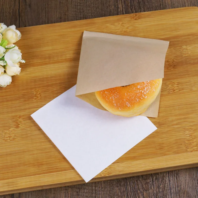 doreenbeads kraft paper cookie bag grease proofing triangle baking main b 1 2
