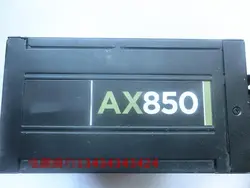 Используется оригинальный AX850 Номинальная 850 Вт компьютер полный модуль золото Сертифицированный питание умный контроль температуры
