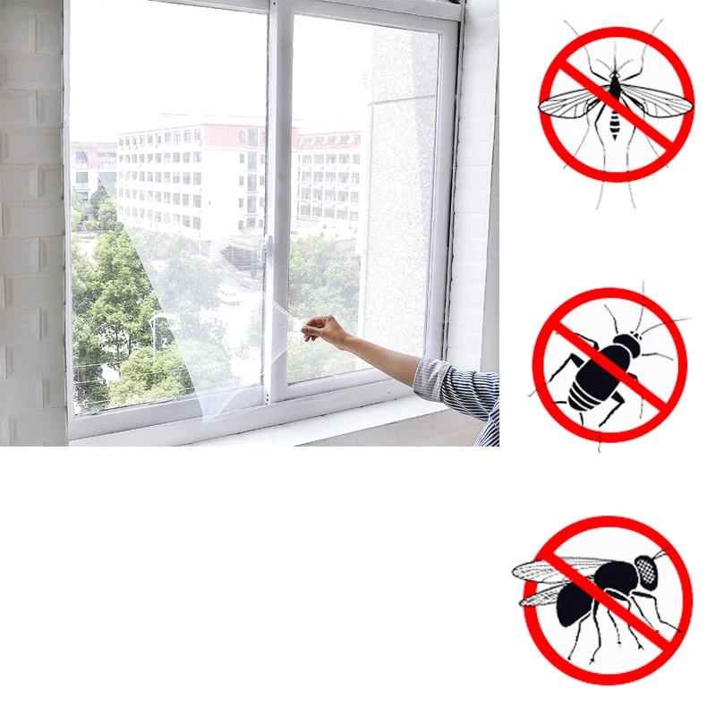 

Anti Mosquito Net For Kitchen Window Net Mesh Screen Mosquito Mesh Curtain Protector Insect Bug Fly Mosquito Window Mesh Screen
