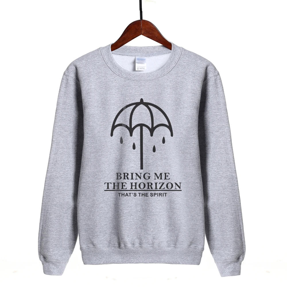 BRING ME THE HORIZON модная толстовка с буквенным принтом, женская брендовая одежда, забавная флисовая толстовка в стиле Харадзюку, уличная одежда в стиле хип-хоп - Цвет: gray1