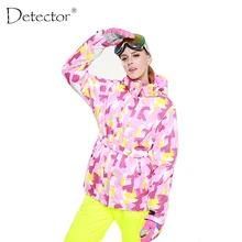 Detector Women Ski Jackets High Quality Winter Waterproof Windproof Warm Snowboard Clothing