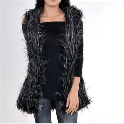 

Colete De Pele Feminina New Plus Size Female 2018 Sleeveless Fox Fur Vest Outwear Women Luxury Cardigan Fur Vest Coat V533