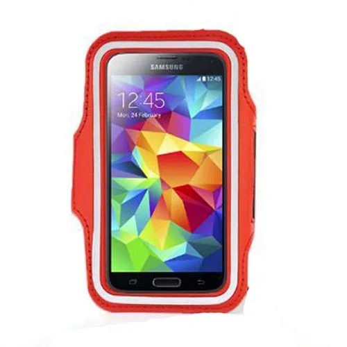 Для Samsung Galaxy S5 I9600 наружный для пробежки, наручный спортивный браслет Tune Belt Cover держатели для телефонов - Цвет: Red