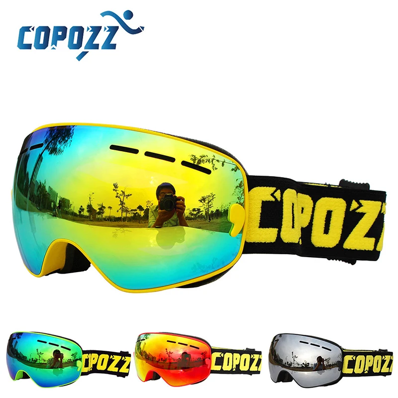 Gafas de esquí para niños doble UV400 anti-fog gafas máscara de esquí Niñas Niños snowboard senderismo deporte gafas esqui