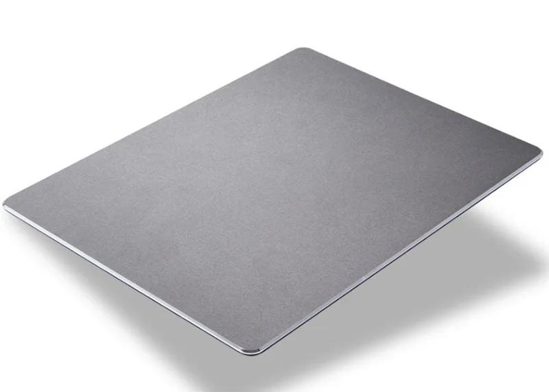 Жесткий металлический прочный алюминиевый сплав матовая поверхность коврик для мыши коврик нескользящий для ПК 18*22 см дропшиппинг