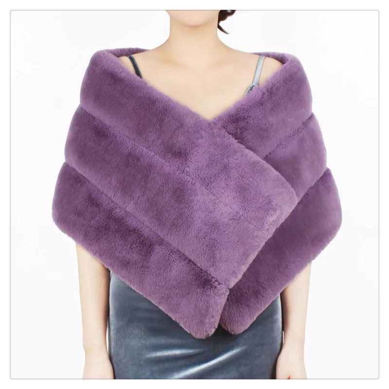 New autumn and winter new goods real - shot imitation fur cape fur cape dress small coat to match Europe and America (3)
