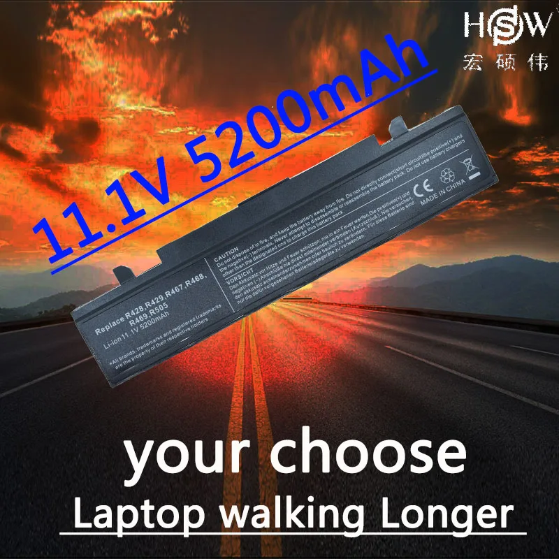 

HSW Laptop Battery for Samsung AA-PB9NC5B AA-PB9NC6B AA-PB9NC6W SF410-A02 RC410 RC510 battery RC710 RF411 RF711 R478 battery