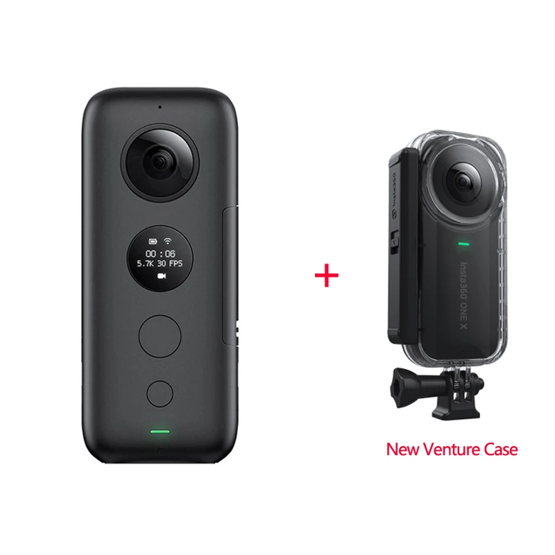 Insta360 ONE X VR 360 панорамная камера для iPhone и Android 5,7 к видео 18MP фото Экшн-камера Venture Dive чехол рамка - Цветной: kit G one X w case