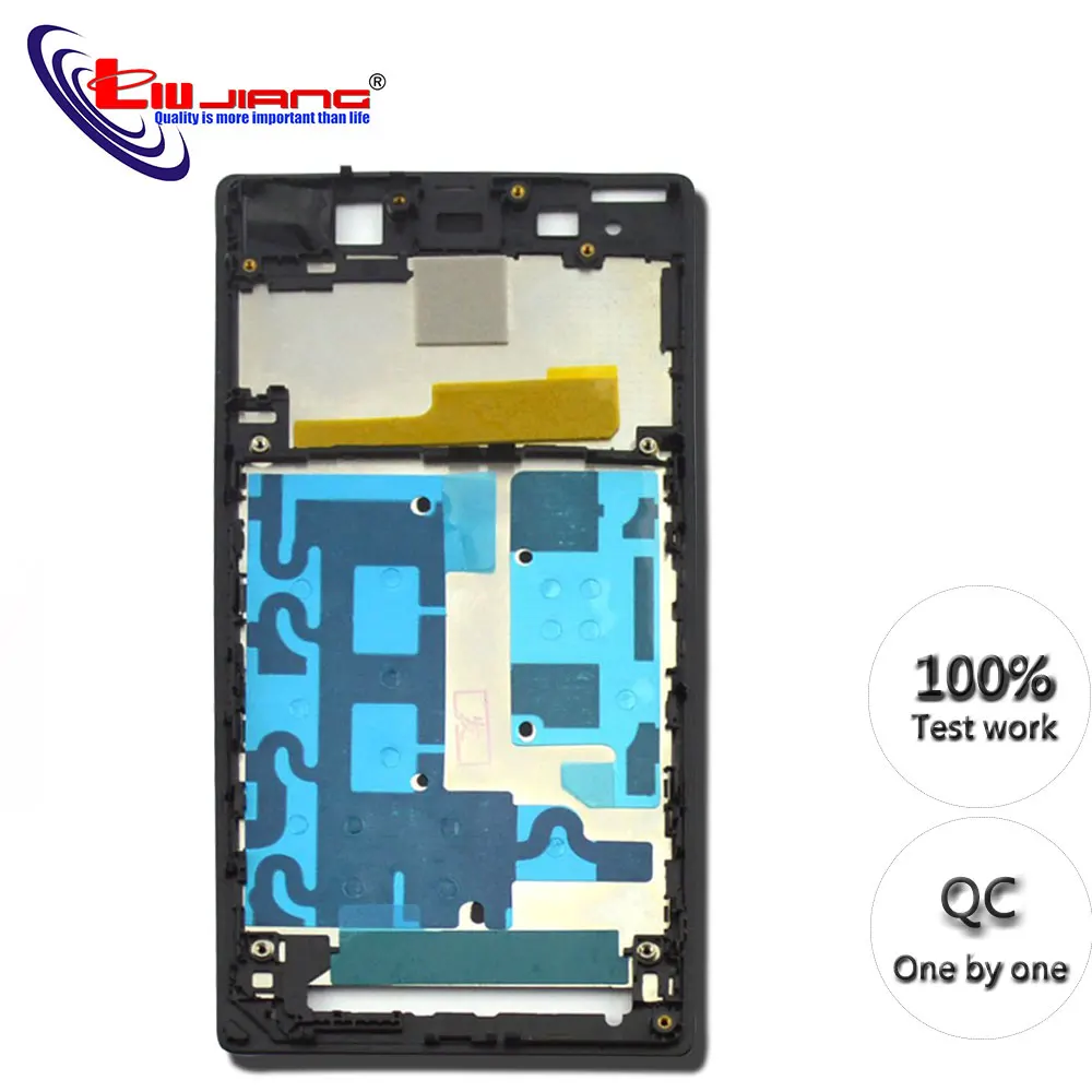 Оригинальная передняя рамка Корпус пластина для Sony Z1 L39 L39h C6903 C6902 LCD промежуточная