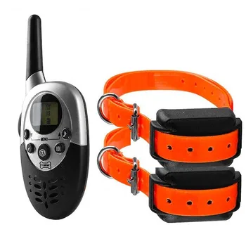 

Dog Training Collar Pet Dogs Electric Shock Training Collar Waterproof Rechargeable LCD Remote for 1 Or 2 Dogs