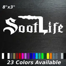 Наклейка Soot life truck duramax powerstroke dodge ram 20 см