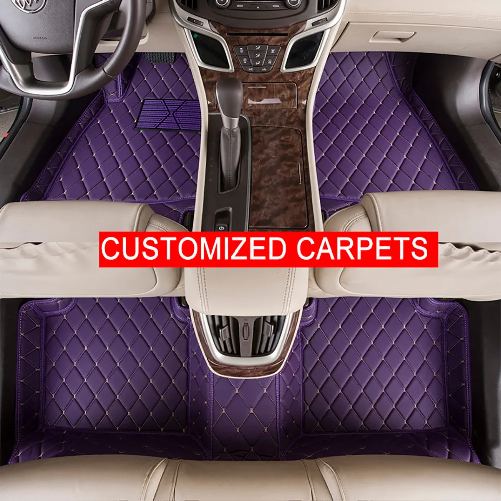 Car Floor Mats Case for Toyota Prius Previa Customized Auto 3D Carpets