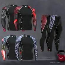 Мужская Футболка компрессионная Спортивная футболка для фитнеса Мужская футболка для кроссфита с длинным рукавом для бега в спортзале топы для мужчин