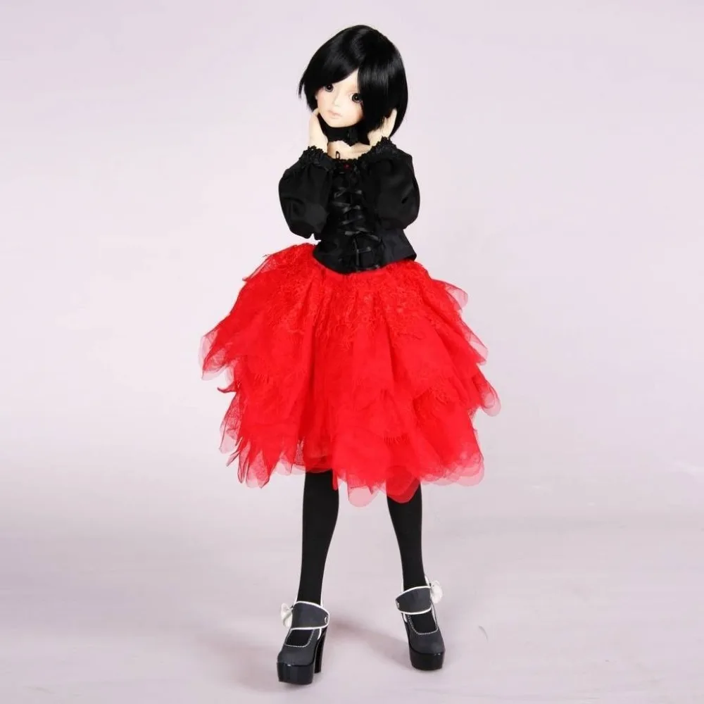 

[wamami] 257# 7pc Red&Black Dress/Necklace/Accessories 1/3 SD DOD BJD Dollfie