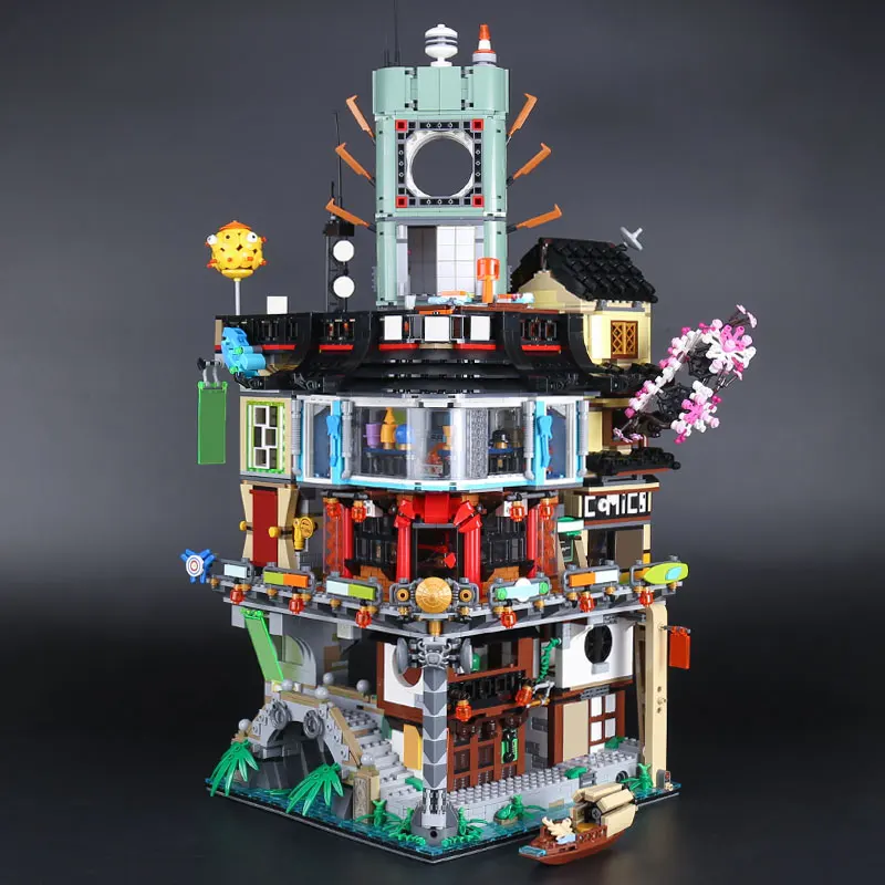 

LEPIN 06066 City Series 4932pcs education Building Blocks kid Toys Bricks Compatible 70620 Children legoINGlys Stock