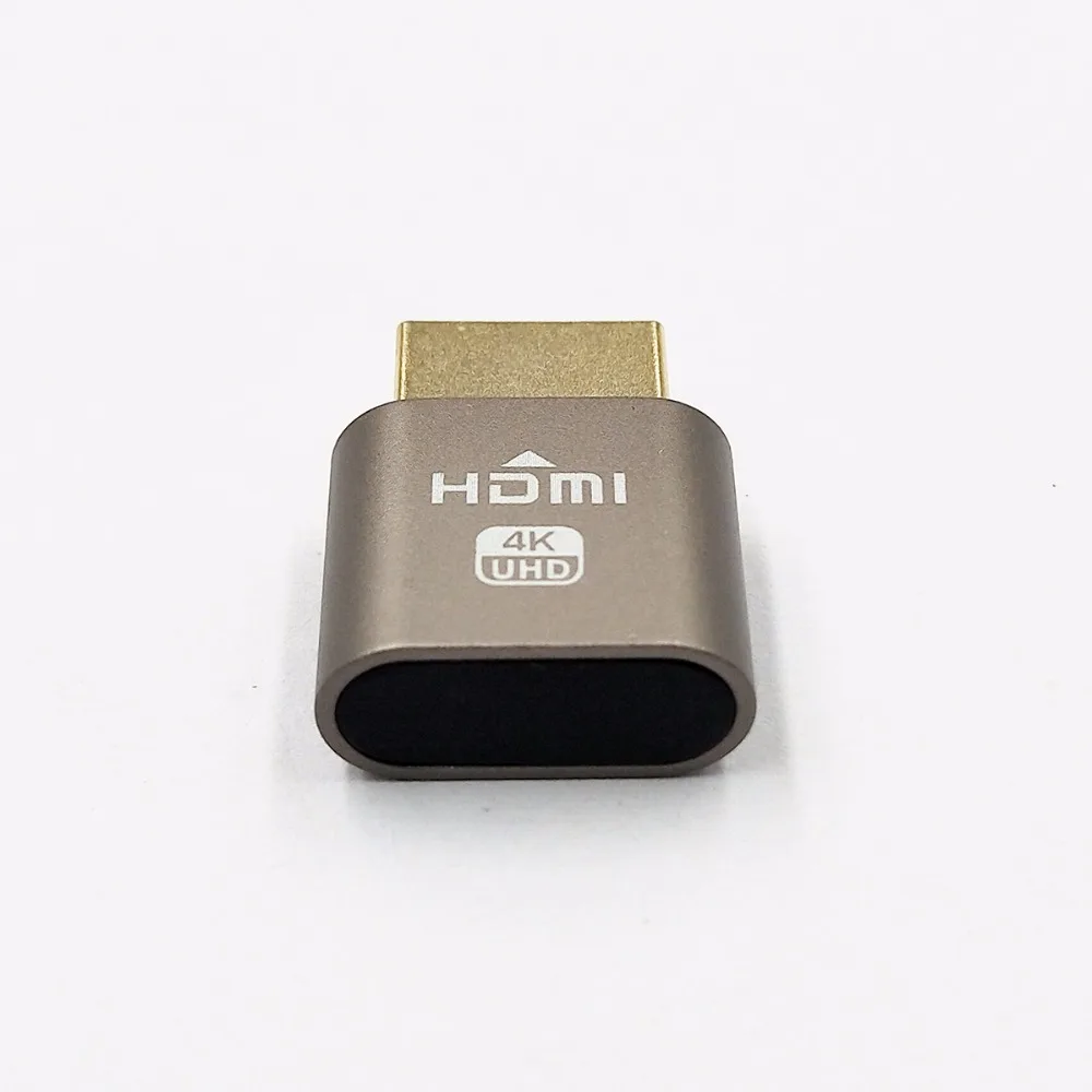2 шт. VGA виртуальный дисплей адаптер HDMI DDC EDID пустышка без головы призрак эмулятор