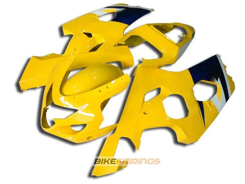 same photo show Новая ABS форма мотоцикла Обтекатели подходят для Suzuki GSX-R600 GSX-R750 K4 2004-2005 04 05 обтекатель кузова набор на заказ желтый - Цвет: same photo show