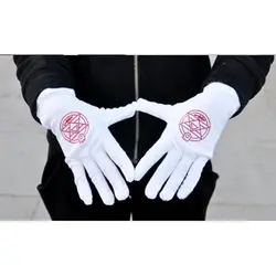 Горячая Аниме Стальной алхимик Эдвард волшебные перчатки Аксессуары к костюму для косплея