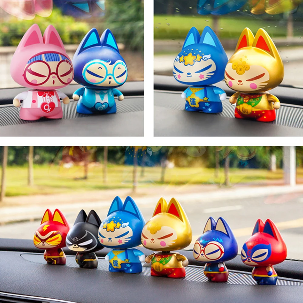 Автомобильные украшения с тряской головой Lucky Cat игрушки декор для автомобильной