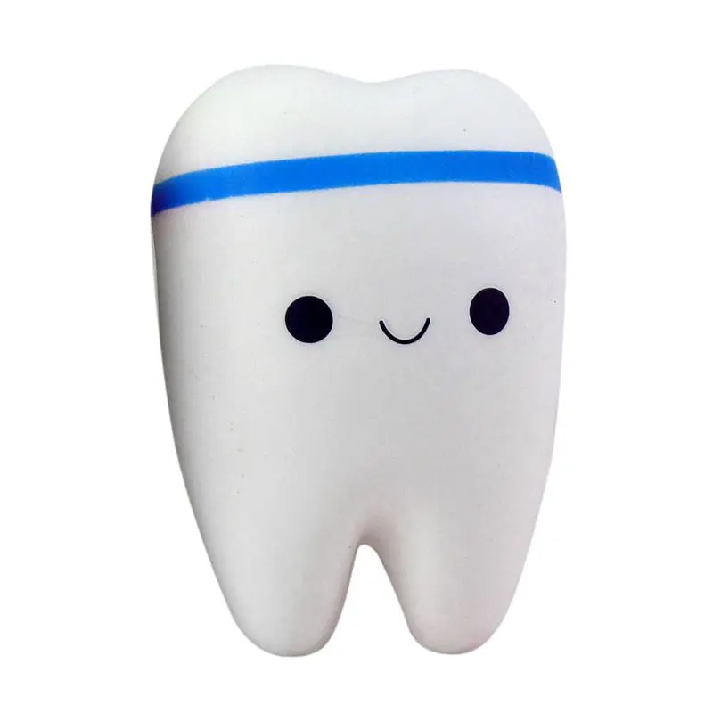 

Cute Cartoon Tooth Pendant Squishy Toy Squishy Slow Rising Soft Squeeze Cute Stretchable Toy Gift
