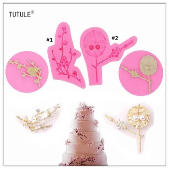 

Gadgets-Tree Branch Food Safe Flexible Mold,Lotus Leaf. All-purpose Mold forcake decorating,chocolate,sugarcraft,Cake Decor,Mold