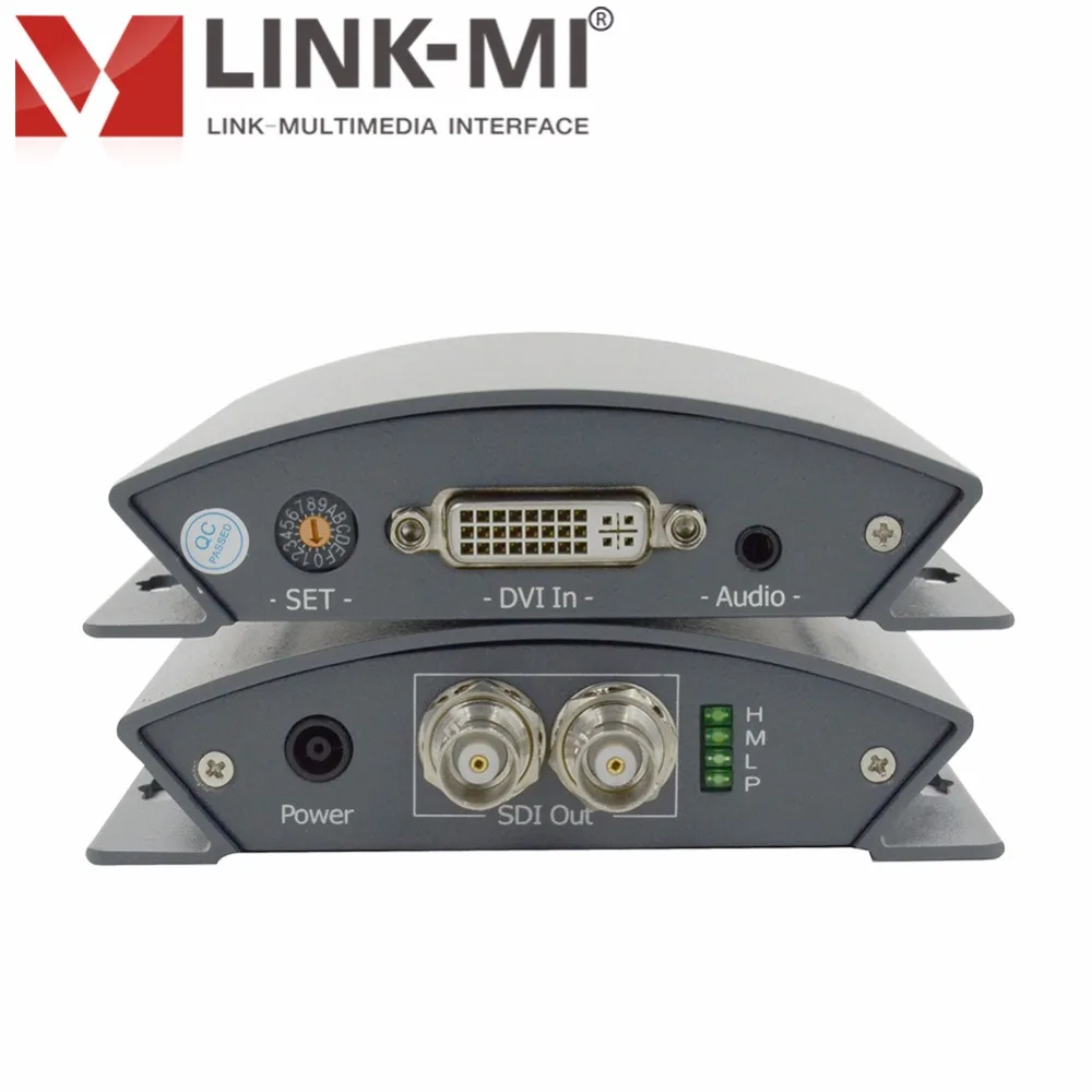 LINK-MI PDS01 широковещательный DVI + аудио в SD/HD/3G SDI преобразователь с DIP-переключателем