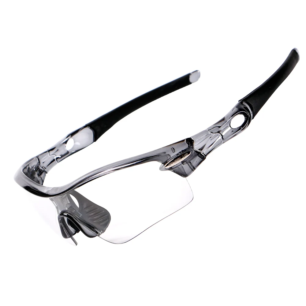 Photochromic Cycling Glasses Myopia Frame Polarized Cycling Sunglasses Outdoor Sports Discolor Bike Glasses Cycling Eyewear 