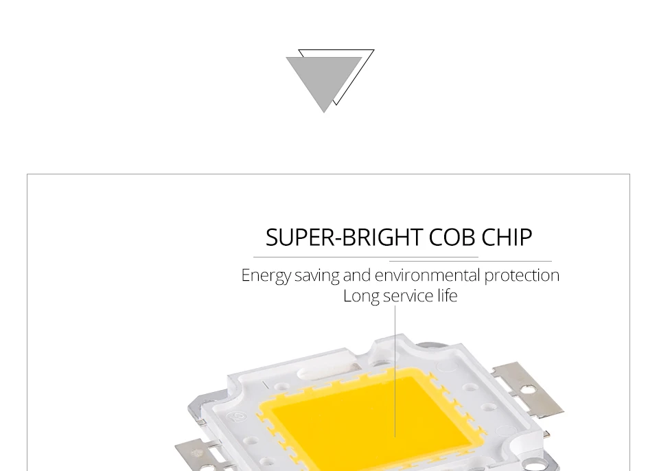 10 шт. светодиодный чип 10 Вт 20 Вт 30 Вт 50 Вт 100 Вт высокой мощности COB Интегрированный Светодиодный матричный светильник DC 12 В 36 В для DIY прожекторная софитная лампа
