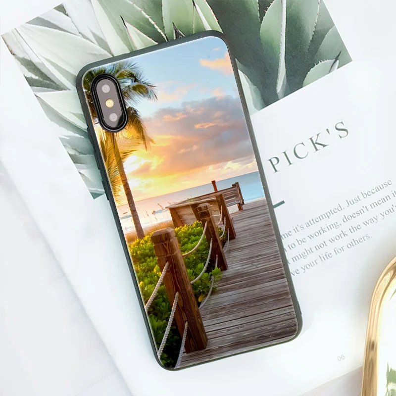 Чехол для iPhone X Mofi Xs Max чехол 7 8 Plus 6 6S с мультяшным рисунком розовый лимон кошечка