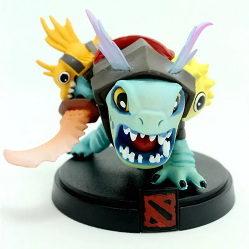 2015New 4PcsSet Wow Dota 2 Figure SLARK DOOM VS TINY 5-8 cm Boxed PVC Action Figures Toy 1