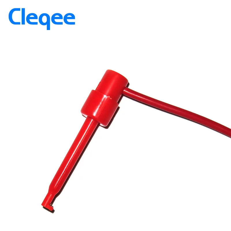 Cleqee P5001 20 шт. мультиметр свинцовый провод комплект тесты крюк клип Захваты зонд SMT/SMD IC D20 кабель сварки