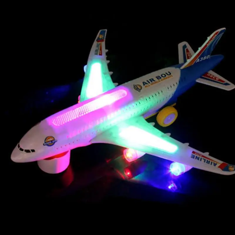 Hot New Airplane Toys Electric Airplane Moving Flashing Lights Sounds