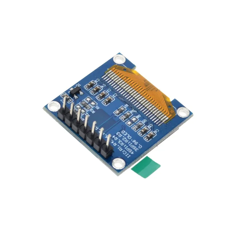 WAVGAT 0,96 дюймовый SPI OLED дисплей модуль белого цвета 128X64 OLED 7Pin драйвер чип SSD1306 для arduino