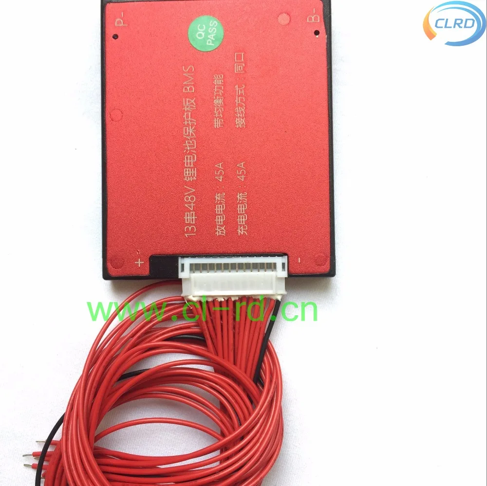 10pcs/lot 48v 13s 45A lithium lipo battery management system bms same