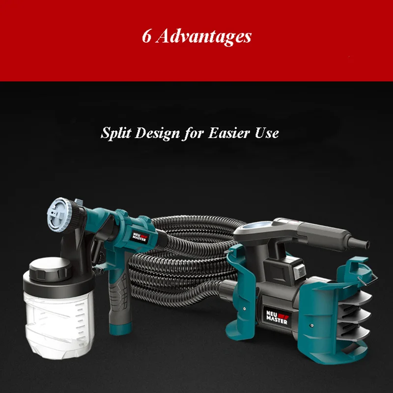 YUNLINLI 220V Spray Machine Electric Spray Gun High Performance Coating Emulsion Painting Tool N3162A