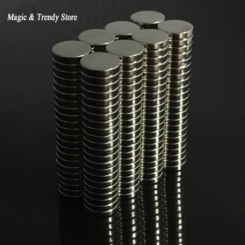 

10PCS 15MM X 2MM Neodymium Disc Super Strong Rare-Earth N50 Small Fridge Magnets